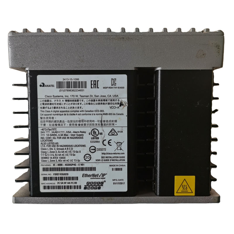 Cisco IE-4000-4GS8GP4G-E Managed Switch 4 X SFP 8 X 1G PoE 10/100/1000Mbps