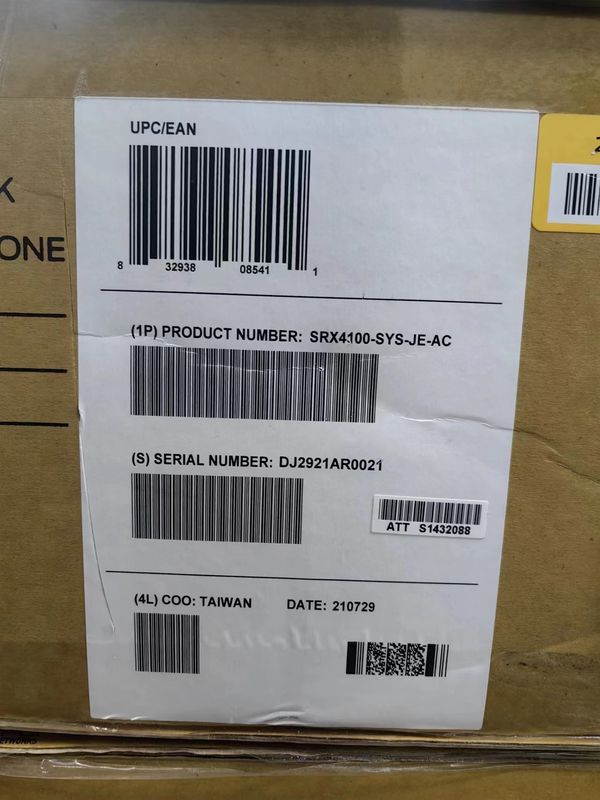 Stock Juniper SRX4100-SYS-JE-AC Services Gateway Full-Duplex and Half-Duplex 10/100/1000Mbps Transmission Rate