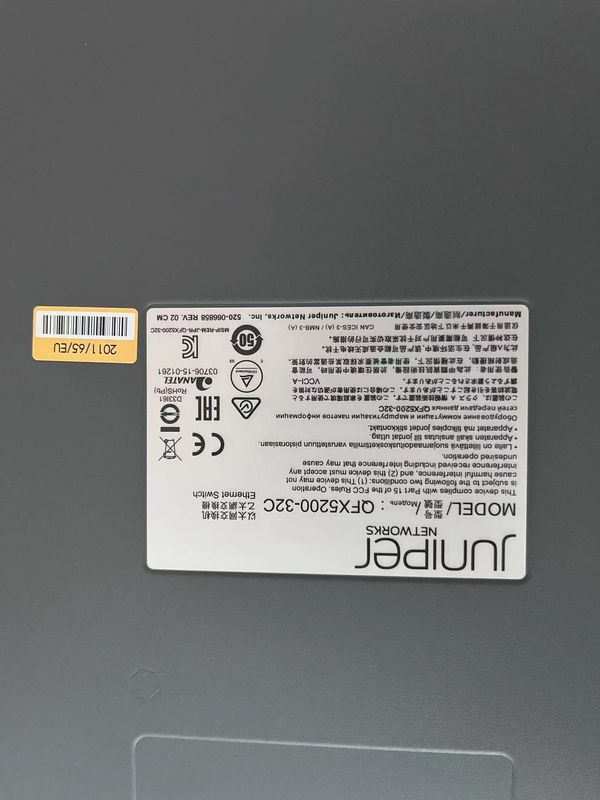 QFX5200-32C-AFO Juniper Products 10/100/1000Mbps Transmission Rate